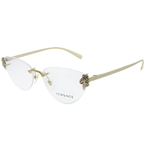 versace rimless glasses for women|women versace glasses frames.